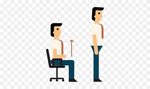 Exercises For Back At Your Desk - Sitting Down And Standing 