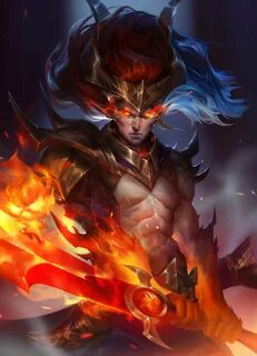 ArtStation - Nightbringer Yasuo - LoL Fan Art, Darya Kozhemy