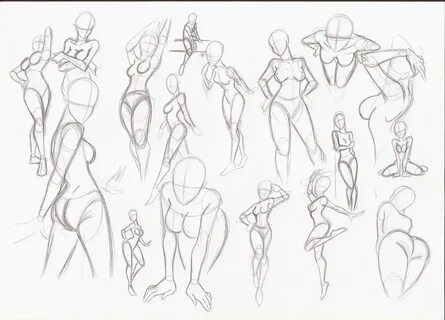 Drawing References v1 - Imgur Figure drawing poses, Body ref