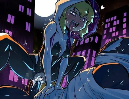 Spider-Gwen rides Venom Into the Spider-verse (who is the ar