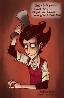 I want you to smile! (Wilson Don`t Starve fan-arts version) 