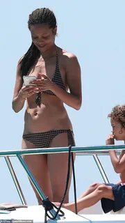 Thandie Newton enjoys family yacht trip in Ibiza with son Bo