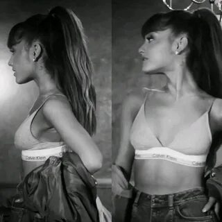 Ariana grande side boob.