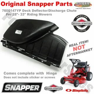 snapper lawn mower side discharge chute OFF-65