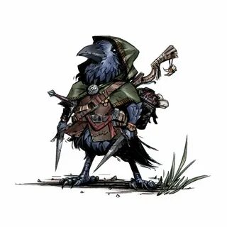 OC Fun Kenku muder bird commission. : characterdrawing Conce