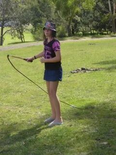 Whip cracking - Picture of Bestbrook Farmstay, Maryvale - Tr