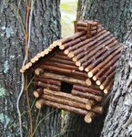 Willow Branch Bird House,Natural Color - Buy Wicker Bird Hou