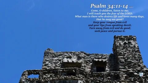 Psalm 34:13-14 - Bible Memory For All