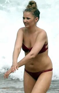 Elisabeth Harnois in Red Bikini -17 GotCeleb