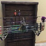 KassysWorkshop shared a new photo on Etsy Bow rack, Barn woo