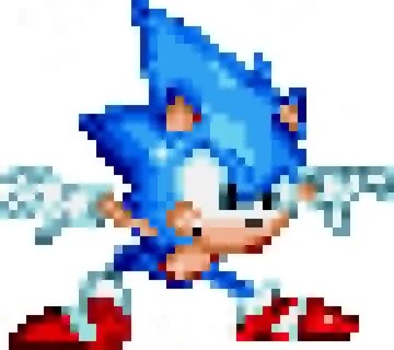 Sonic Mania Pixel Art Sprite Sonic Classic Collection Sprite