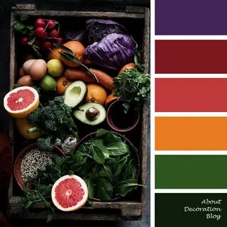 Fruits and Vegetables Palette - AboutDecorationBlog Christma