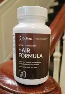 New & Improved Dr Berg's Hair Formula 90 Vegetable Capsules 