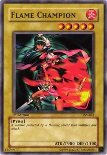 Flame Champion - PSV-041 - Common - 1st Edition - Yu-Gi-Oh! 