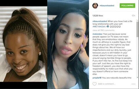 Khanyi Mbau Daughter / Khanyi Mbau Biography Age Parents Sib