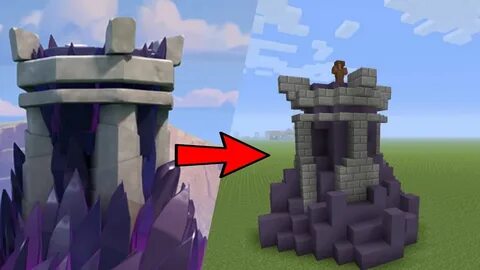 How to Build a Clash of Clans Wizard Tower in Minecraft PS4,