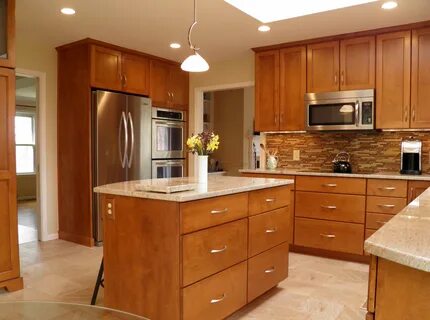 Custom Kitchen Remodel: Honey Brook Custom Cabinets in Maple