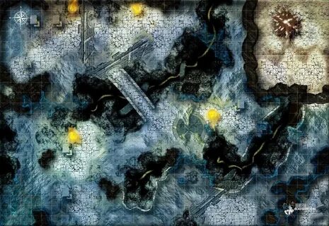 Тактические карты для игр ВКонтакте Fantasy map, Dungeon map