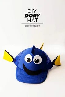 DIY Finding Dory Hat - All for the Boys Crazy hat day, Dory,