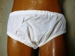 NEW White Vinyl Plastic Pants Diaper Cover LOT of 10 - Adult