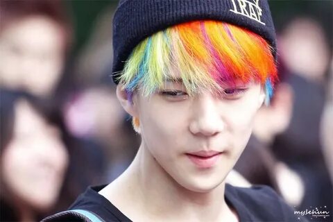 Kpop rainbow hair ­Ъїѕ K-Pop Amino