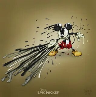 Epic Mickey: Attacking by Hamilton74 on DeviantArt