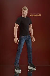 Dark Blue Long Pants Fit male 12" Action Figure 1:6 Model 1/