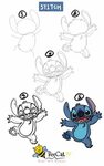 How to draw Stitch Stitch drawing, Disney drawing tutorial, 