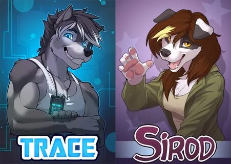 Badges: Trace & Sirod by Wolfy-Nail -- Fur Affinity dot net