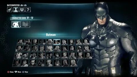 Batman ™: Arkham Knight - All Character Bios - YouTube