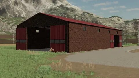 Скачать Red Brick Garage v1.0.0.0 для Farming Simulator 2019
