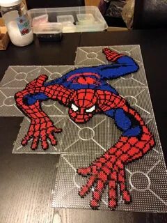 Spiderman- this would look AMAZING as a boy's blanket! Perle