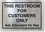 No Public Restroom Signs