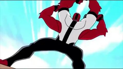Ben 10: Four-Arms vs Rojo and her gang - YouTube