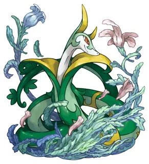 497 - Serperior Pokemon art, Pokemon, Grass pokémon