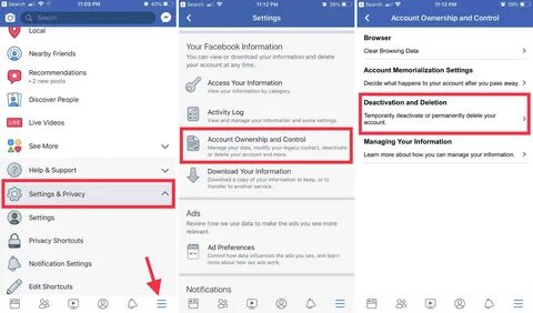 Facebook How To Deactivate My Account
