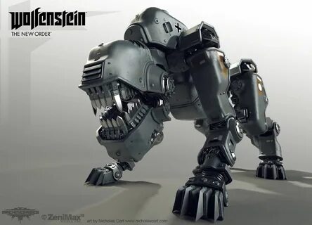 Panzerhund 1960, Nicholas Cort Wolfenstein, Robot animal, Ro