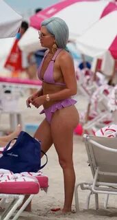 CHANEL WEST COAST in Bikini at a Beach in Miami 06/23/2019 -