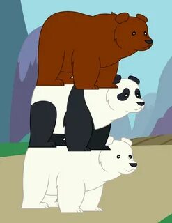 #1869251 - safe, artist:3d4d, bear, panda, polar bear, barel