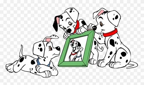 101 Dalmatians Puppies Clip Art - 101 Dalmatians - Free Tran