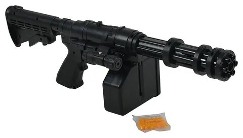 black machine gun toy