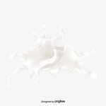 Download Free png Splash Of Milk, Milky White Milk, Spilled 