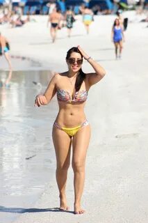 Andrea Calle in Bikini on the Beach in Miami * CelebMafia