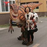 Walking Dinosaur Realistic Dinosaur Costume Raptor Suit - Bu
