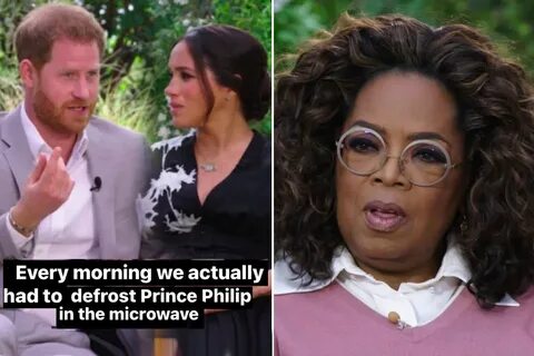 Oprah's Reactions From Meghan & Harry's Interview Is The Per