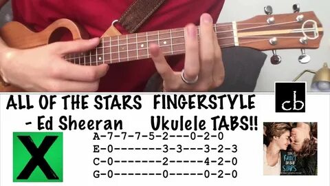 ALL OF THE STARS (Ed Sheeran) FINGERSTYLE Ukulele TUTORIAL -