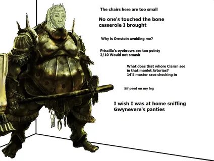 Smough at the party Dark Souls Know Your Meme