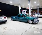 Super clean OBS Dually rolling on ourJeebus Joint 3/4 Ton co