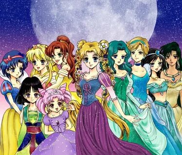 Disney Princess meets Sailor Moon Sailor moon character, Sai