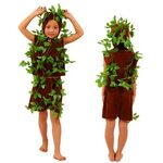 Children christmas tree cosplay costumes green trees adult p